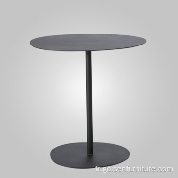 Table d&#39;appoint avec acier enduit de poudre